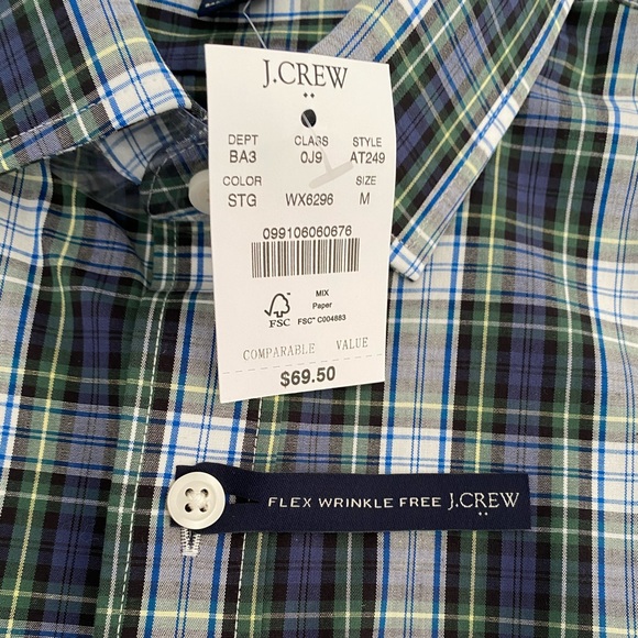 J.Crew Factory Flex Wrinkle Free Shirt, HP - Picture 7 of 11
